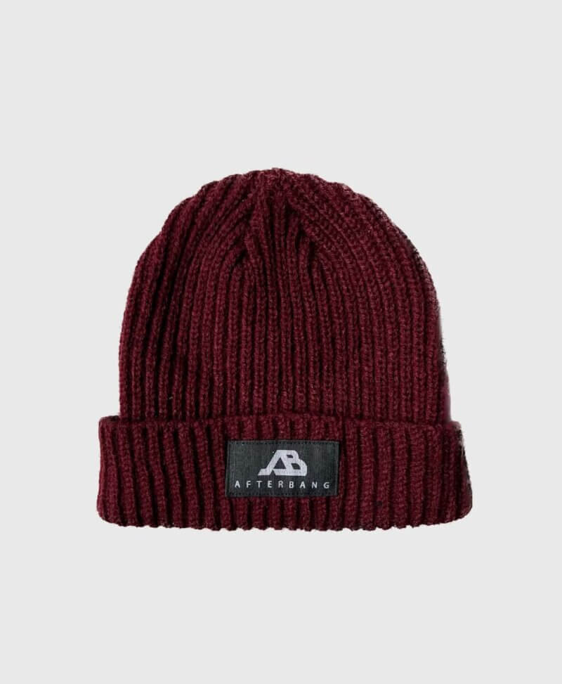 imagen producto gorro parche afterbang burdeos