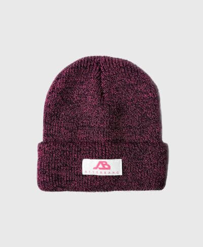 imagen producto gorro rosa jaspeado afterbang